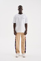 Men's Motivate Yourself Printed Organic Cotton Oversized Sweatpants Beige - 6
