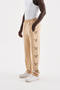 Oversized Butterfly Printed Buy Elasticated Organic Cotton Sweatpants Beige - 3