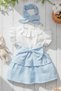 X Silk Satin Baby Girl and Toddler Muslin Bandana Dress
