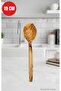Kamptek Wooden Olive Tree Spoon Small Size Food Food Spoon 18 cm - 3