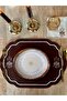 4 Piece 2-Person Candlestick Embroidered Tableware Set (2 American Servings 43X30 + 2 Cocktail Napkins 14X14) - 2