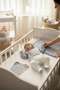 Baby Romper Jersey Blanket 4-Piece Set