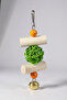 Rattan Bulk Bird Toy |   Natural Wood and Wicker Ball Bird Activity Toy - 2