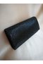 Women's Black Stone Mini Box Clutch Portfolio Wedding Engagement Special Evening Bag - 3