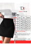 Aller Piece Detailed High Waist Black Mini Skirt Et2210 - 4