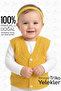 Knitwear Yellow Baby Vest