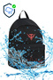 Unisex Black Orange Large Volume Backpack Suitable for Daily and School Use - 2