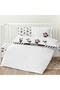 Beşiktaş Strip Baby Cotton Duvet Cover Set - Taç Licensed