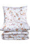 Satin 100% Cotton Double Duvet Cover Set Liselotte |   Without Sheets - 7