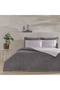 Riven Bias Single Duvet Cover Set Gray - 3