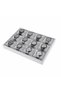 Domestic Production Tokyo Model Suede Fabric Gray 34/24 Cm Padded Drawer Padded Watch And Jewelry Box