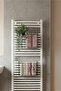 2-Piece Hangable Towel Warmer Organizer Bathroom Towel Holder Drying Basket Toilet Paper Organizer - 3