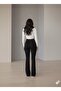 Women's Black Scuba  High Waist I Flared Ayt Pants (Short-Term Launch Price) - 4