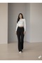 Women's Black Scuba  High Waist I Flared Ayt Pants (Short-Term Launch Price)