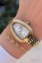 Original Invoice Waterproof Women's Wrist Watch with Bracelet Gift - 2