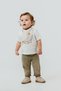 Muslin Shirt Baby Boy Set – Beige - 6