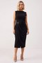 Women's Crew Neck Sleeveless Bodycon Midi Dress Plus Size Sandy Fabric Functional Aesthetic - 5
