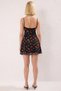 Women Square Collar Sleeveless Printed a Line Mini Dress Functional Durable Stylish - 6