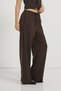 Women's Elastic Waist Tied Palazzo Loose Fit Trousers - 2