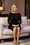 Women's Boat Neck Long Sleeve Bodycon Fit Mini Dress Plus Size Functional Durable Sports - 4