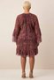 Women's Plus Size Halter Neck Batwing Sleeve Long Sleeve A-Line Dress Functional Stylish - 6