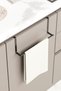 Hanging Towel Rack Cabinet Door Hanger Cloth Holder Hanger Kitchen Organizer Towel Rack Black - 4