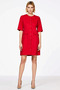 Women's Plus Size Crew Neck Standard Sleeve Plain Pattern Woven Dress Functional Aesthetic - 5