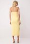 Women's Square Neck Sleeveless Bodycon Midi Woven Dress Body-Hugging Fit - 6
