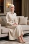 Women Shirt Collar Standard Sleeve Plain Pattern Maxi Dress Functional Durable Quality Sports - 4