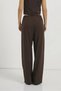 Women's Elastic Waist Tied Palazzo Loose Fit Trousers - 3