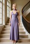 Women's V-Neck Sleeveless Satin Woven Shift Mold Maxi Dress Functional Durable Quality Stylish - 3