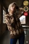 Women's Beige Brown Small Diamond Pattern Sweater Xs-S-M Size Compatible Standard Size Soft Knitwear - 2