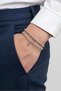 2 Letter Stainless |   Blackening |   Unisex |   Steel Bracelet Set - Lover, Couple, Friend Bracelet - 4