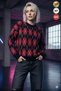 Women's Black Burgundy Small Diamond Pattern Sweater Xs-S-M Size Compatible Standard Size Soft Knitwear Sweater - 2