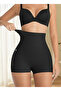 Gretola Model Laser Cut Non-Marking High Waist t Shaping / Sculpting Short Boxer Black Color - 4