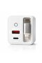 Smartbarry 80W GaN Super Fast Charger with Built-in Retractable Type-C Cable - Universal 3-Port PD/P
