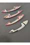 W205 C Series Chrome Door Handle Trim C180 C200 C200D - 3