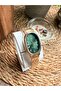 Oval Gold Inside Green Women Wrist Watch - 5
