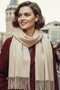 Women's Soft Textured Four Seasons Wearable Vegan Pashmina Shawl Scarf - 5