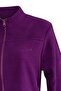 Lea Women's Full Zip Fleece Sweatshirt Purple - 3