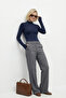 Women's Stand Collar Finger Insert Detail Bodysuit - 3