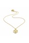 Women's Gold Non-Tarnish Steel Heart Clover Necklace - Luck Necklace - 2
