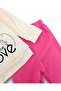Baby Girl Corded Fabric Transitional Thin Heart B Printed 3-6-9-12-18 Months Old 2-Piece Top and Bottom Set - 5