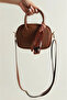 Ezzybliss Women's Small Size Unlined Handbag with Scarf, Shoulder and Strap Bag - 2