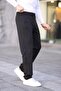 Men's Comfortable Fit Black Sweatpants - 2