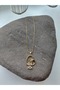 Zircon Stone Mermaid Steel Necklace - 2