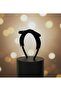 Luxury Velvet Bow Crown - Stylish and Modern Hair Accessory - Velvet Bow Headband - 3