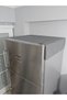 Duck Fabric Refrigerator Cover Liquid and Stain Resistant Functional Cover Anthracite Gray - 8