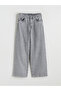 Mixed Wideleg Stone Embellished Girls' Jeans