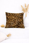 Leopard Patterned Decorative Throw Pillow Cover (45X45 cm)